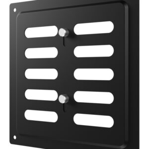 Решетка вентиляционная MER регулируемая 150x154 окрашенная сталь Black ERA